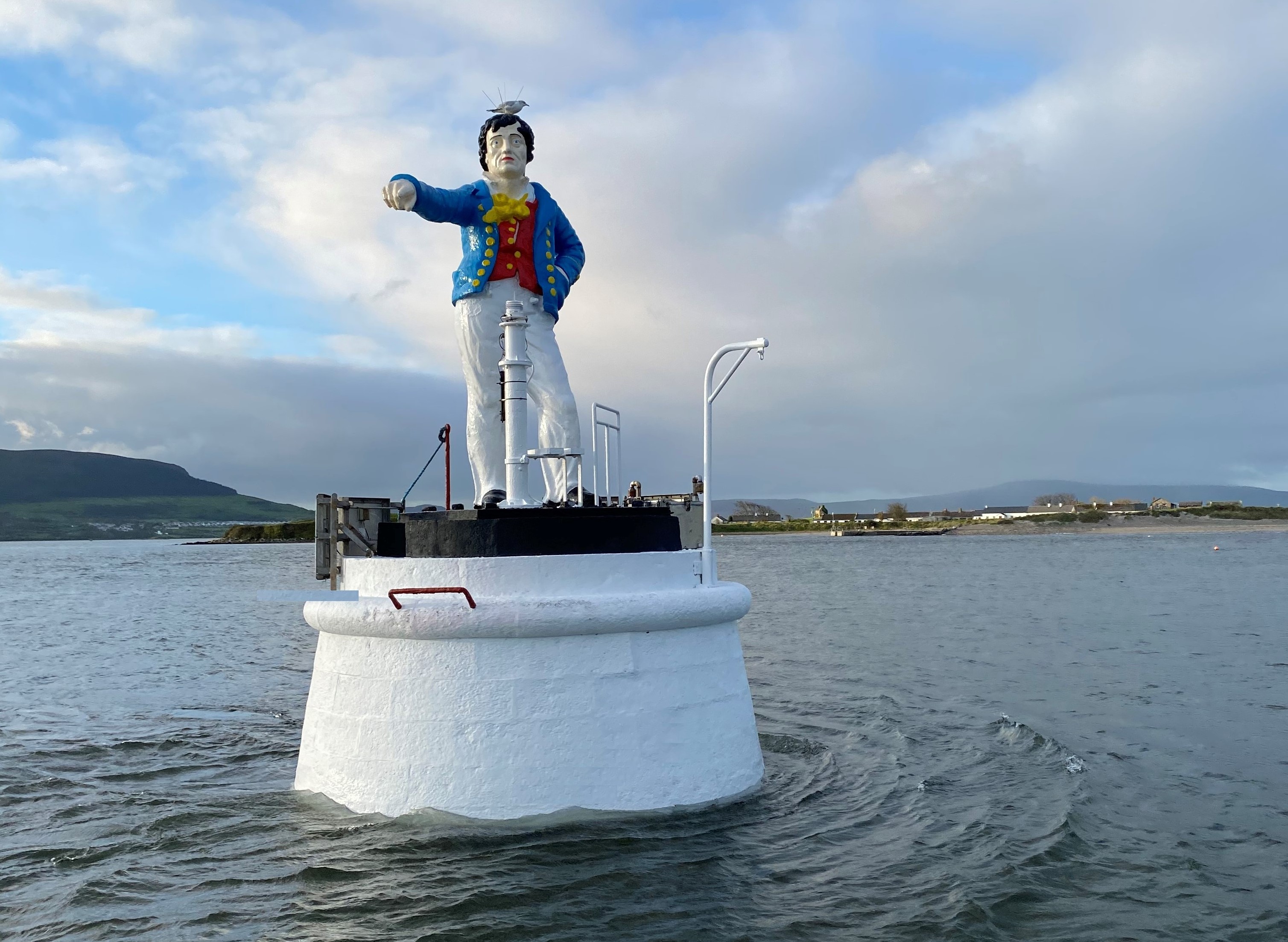 The Metal Man, Rosses Point, Sligo (Photo Omedia).